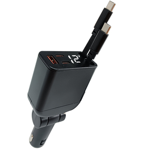ที่ชาร์จโทรศัพท์มือถือในรถยนต์ Lisen Mini 100W USB-C สำหรับแล็ปท็อปและโทรศัพท์มือถือ ดีไซน์แบบที่ชาร์จในรถยนต์ พร้อมโลโก้ - Product Image 1