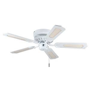 Traditional <b>ceiling</b> fan with LED <b>lights</b>, DC motor, 4 MDF fan blades, <b>remote</b> <b>control</b> decoration, indoor living room fan, CE SAA - Product Image 1