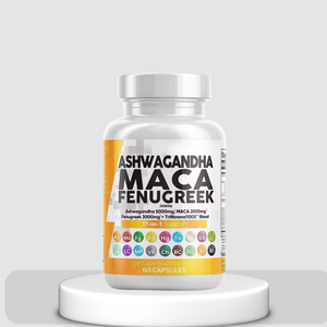 Ashwagandha Maca capsule con Maca fieno greco 17 in 1 integratore biologico di salute naturale a base di erbe capsule di energia Boost OEM - Product Image 1