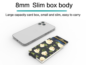 Kaisca P0901K2-L F Money Clip <b>Wallet</b> RFID Blocking Minimalist Men Clutch Bag Aluminum Slim Cash Credit <b>Card</b> <b>Holder</b> 8mm Thick No - Product Image 4