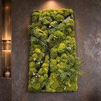 Panneau mural en mousse préservée haut de gamme de 100 cm pour la décoration intérieure