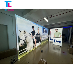 TianLang Expo Booths Double Sided Fabric <b>Frameless</b> Seg Lightboxes Trade Show Aluminium Profile <b>Frame</b> Led Exhibit Booths - Product Image 1
