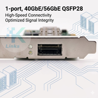 Adaptateur Ethernet filaire pour serveur MCX313A-BCCT Mellanox CX-3 Pro 40/56GbE PCI Express 3.0x8 1 port QSFP28