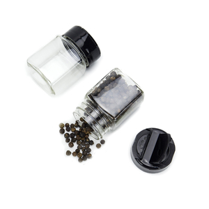 Mini cuadrado 70Ml 3Oz plástico PET especias y pimentero paquetes condimento botella pimentero molinillo de sal salero - Product Image 3