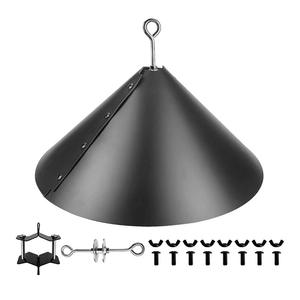 Déflecteur d'écureuil en plastique enveloppant la protection de poteau de mangeoire d'oiseau pour le jardin extérieur - Product Image 3