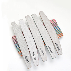 <span class=keywords><strong>Lime</strong></span> à ongles double face en papier de verre 80/100/150/180/240, limes à ongles épaisses et résistantes, outils de manucure pour gel et vernis à ongles - Product Image 2