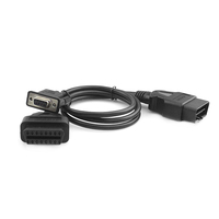 Cable divisor personalizado de 16 pines macho a DB9 hembra con extensión, cable adaptador J1939 de diagnóstico de camión, bus CAN
