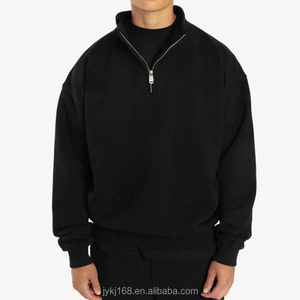 Pull-over en molleton 1/4 zip pour homme, en coton épais, chaud, idéal pour la gym, le fitness, le <span class=keywords><strong>travail</strong></span> ou le golf – Vente en gros - Product Image 1