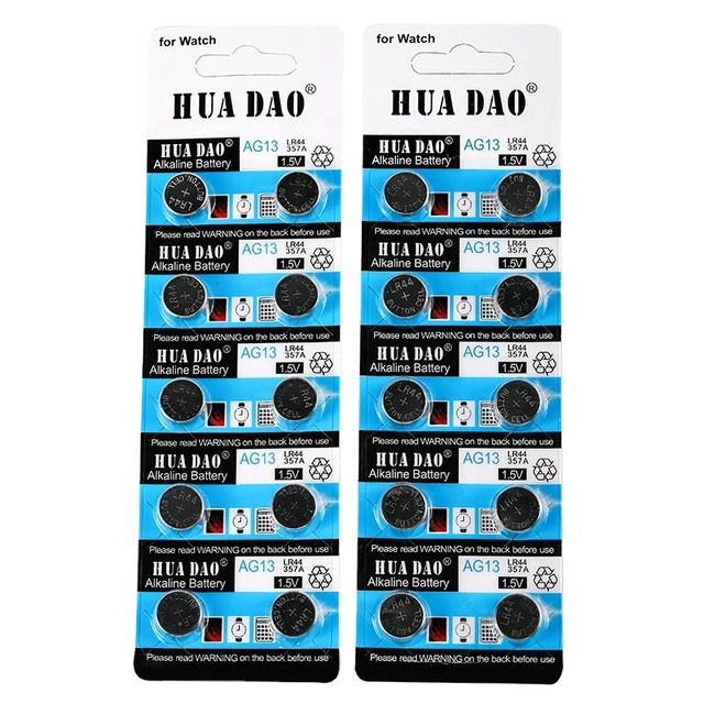 1 5v Bulk Batterie Lr44 Ag13 Button Cell Coin Cell Battery for Clock MSDS Certificate