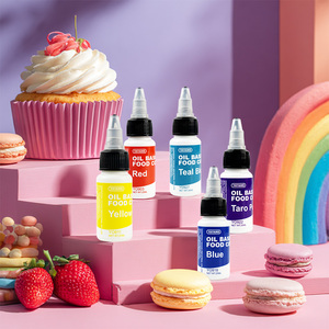 Màu hồng 20ml Halal cho dầu dự<span class=keywords><strong>a</strong></span> trên chất lỏng màu thực phẩm trong chai cho bánh trang trí bánh sô cô la đ<span class=keywords><strong>a</strong></span> màu sắc sử dụng - Product Image 2