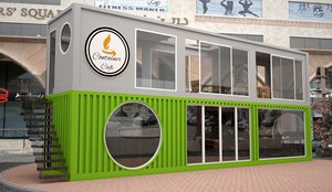 คีออสกาแฟสำเร็จรูปจากตู้คอนเทนเนอร์ขนส่งสินค้าสมัยใหม่สำหรับอยู่อาศัย - Product Image 4
