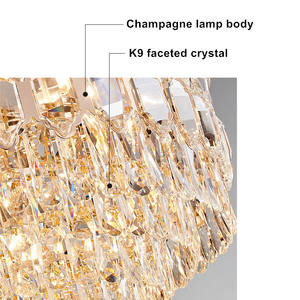 Lustre en <span class=keywords><strong>cristal</strong></span> tchèque <span class=keywords><strong>de</strong></span> bonne qualité, découpé à la main, style bohème, verre <span class=keywords><strong>de</strong></span> qualité supérieure, différentes options - Product Image 2