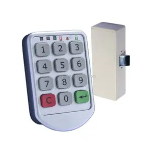 Kunci kabinet Keypad Digital, kunci kabinet kode Pin elektrik kombinasi kode Pin Kabinet, kunci pintu dengan kata sandi