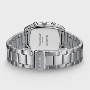 Nouvelles montres pour hommes tendance en acier inoxydable de luxe, mouvement à quartz importé, chronographe, cadran secondaire, cadeau d'affaires pour lui - Product Image 6