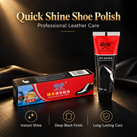 Cire solide anti-gel pour chaussures à basse température 30G – Brillance instantanée sans pâte pour l'entretien du cuir