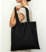 Sac fourre-tout à bandoulière pour femme, grande capacité, en toile de coton, avec logo personnalisé, sac de shopping, promotion en gros