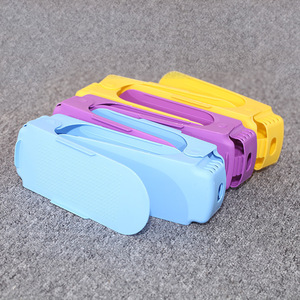 Porte-chaussures simple, épaissi, monobloc, pour usage domestique. Range-chaussures en plastique réglable à double couche, facile à utiliser. - Product Image 4