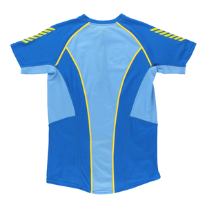 Camiseta Helly Hansen Dri Fit con Media Cremallera, Azul Cobalto/Azul Claro/Amarillo, Talla S, Color: Azul Cobalto/Azul Claro/Amarillo - Product Image 2