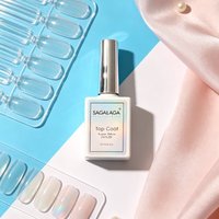 Vernis à ongles gel super brillant sans résidu 15 ml, haute brillance, transparent, à retirer par trempage, gel UV LED pour salon professionnel, en gros