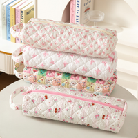 Nouvelle pochette de rangement matelassée enroulable pour fer à friser et lisseur, sac cosmétique multifonctionnel portable, sacs pour sèche-cheveux portatifs