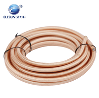 Câble coaxial en gros à bas prix, cuivre argenté, isolé SC, RG393, double tressage, faible perte, faible latence, câble coaxial RF