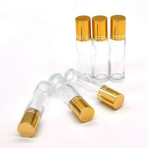 Thủy Tinh Hương Thơm Dầu Rollon Chai <span class=keywords><strong>5Ml</strong></span> 10Ml Tinh Dầu Rollon Chai Với Thép Không Gỉ Thủy Tinh Nhựa Bóng - Product Image 2