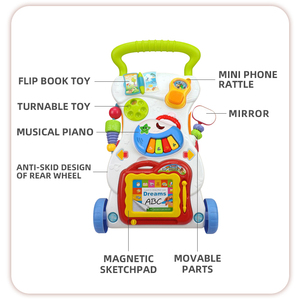 <span class=keywords><strong>Gimnasio</strong></span> <span class=keywords><strong>de</strong></span> Aprendizaje Temprano Huanger <span class=keywords><strong>para</strong></span> Bebés, Juguete <span class=keywords><strong>de</strong></span> Andadera con Música Multifuncional - Product Image 4