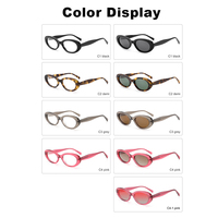 Lunettes de vue unisexes anti-lumière bleue, monture large, style européen et américain, faites à la main en acétate, petites montures ovales, les plus vendues