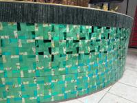 Panneaux décoratifs modernes en mosaïque d'acier inoxydable Nouvel, anti-rayures, faciles à assembler, pour murs-rideaux, garantie 5 ans pour hôtels
