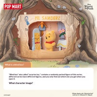 Vente en gros de figurines authentiques POPMART Treehouse Theater Series en PVC sur le thème des animaux, boîte mystère, jouets décoratifs pour collection, cadeau d'anniversaire