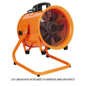 Gran flujo portátil 220V ventilador axial ventilación ventilador de succión industrial - Product Image 3
