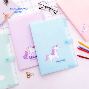 Nam Hàn Quốc 5-Layer A4 phim hoạt hình không thấm nước tài liệu tổ chức Lưu trữ túi dễ thương PVC/Nhựa tập tin tổ chức cho văn phòng Nguồn cung cấp - Product Image 2