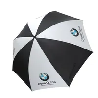 Sıcak Golf 30 inç şemsiye logo baskılı kozmetik kapları Paraguas Shenzhen