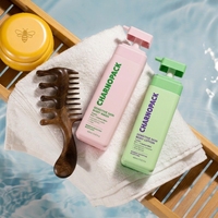 Bouteilles de luxe vides uniques en gros pour shampoing et après-shampoing 500ml 750ml, emballage personnalisé en plastique pour gel douche avec pompe