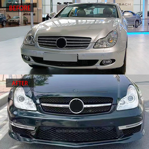 กระจังหน้า Mercedes-Benz สำหรับรุ่น CLS-Class W219 AMG ปี 2005-2008 แบบดัดแปลงสไตล์ตาข่ายกันชนหน้า - Product Image 2
