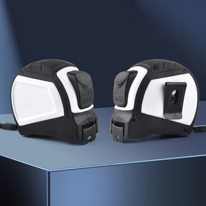 Mètre Ruban en Acier 5 Mètres, Auto-Rétractable avec Bouton de Verrouillage, Retour Automatique, Outil de Mesure Portable - Product Image 1
