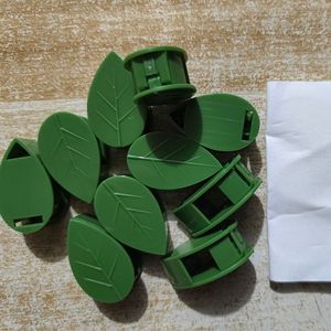 DaringFish Clips muraux autocollants modernes en ABS, design feuille, pour feuilles de rotin <span class=keywords><strong>et</strong></span> plantes grimpantes, fixation de jardin - Product Image 4