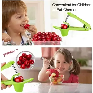 Manual Stainless Steel Cherry Fruit Kitchen Pitter <b>Olive</b> Corer Pit <b>Removal</b> Tool Seed Fruit Vegetable Tools Sustainable Easy - Product Image 4