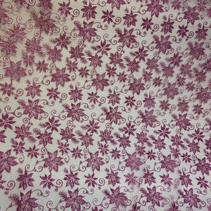 <span class=keywords><strong>Tulle</strong></span> glitterato con motivo floreale <span class=keywords><strong>rosa</strong></span> per abito da sposa - Product Image 2