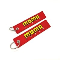Porte-clés personnalisé avec logo promotionnel, en tissu brodé double face, en forme de jet, durable, en alliage de zinc, pour équipes de vol