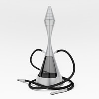 Nouvelle Chicha Moderne de Luxe Unique et Personnalisée en Acier Inoxydable Miroir