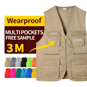Gilet Multitasche Impermeabile e Traspirante Estivo con Logo Cartoon per Pesca, Escursionismo e Giornalismo - Product Image 1