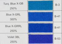 Colorant Cationique Bleu X-GB pour Fibres Acryliques, Teinture Bleu Turquoise 3 XCWY, Poudre Marron de Marque