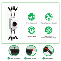 Interruptor aislador de CC solar a prueba de agua IP66 1200VDC 1000VDC 32A 4P interruptor aislador solar