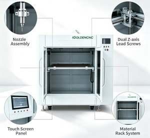 Imprimante 3D haute vitesse pour la fabrication industrielle à grande échelle et les pièces personnalisées, conçue pour une impression haute performance - Product Image 4