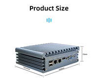 Processeur quadcore J1900 J1800 J6412 N2840 I3 I5 I7 CPU 4GB sans ventilateur industriel Mini PC Box Control Board Compte en Stock