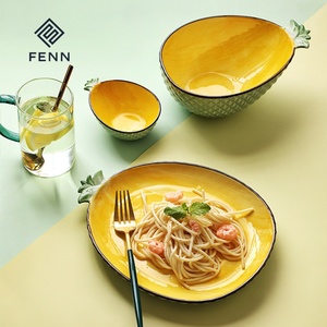FENN Offre Spéciale Nouvelle Collection Populaire Vaisselle en <span class=keywords><strong>Porcelaine</strong></span> Écologique Personnalisable avec Logo, Forme <span class=keywords><strong>de</strong></span> Fruit Mignonne, pour <span class=keywords><strong>Vente</strong></span> en Gros - Product Image 5