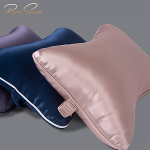 Charmeuse Silk Portable Salon Chair <strong>Headrest</strong> Car Accessories <strong>Pillow</strong> - Product Image 1