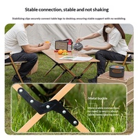 Table de barbecue portable pliable pour camping, pique-nique, marché nocturne, stand de vente, mobilier rectangulaire facile à ranger pour voiture