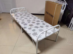 Modern Fashion Furniture <b>Folding</b> <b>Bed</b> Bedroom Furniture Metal Single <b>Bed</b> USA Market - Product Image 3